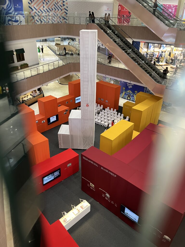 Pameran dari tampak atas